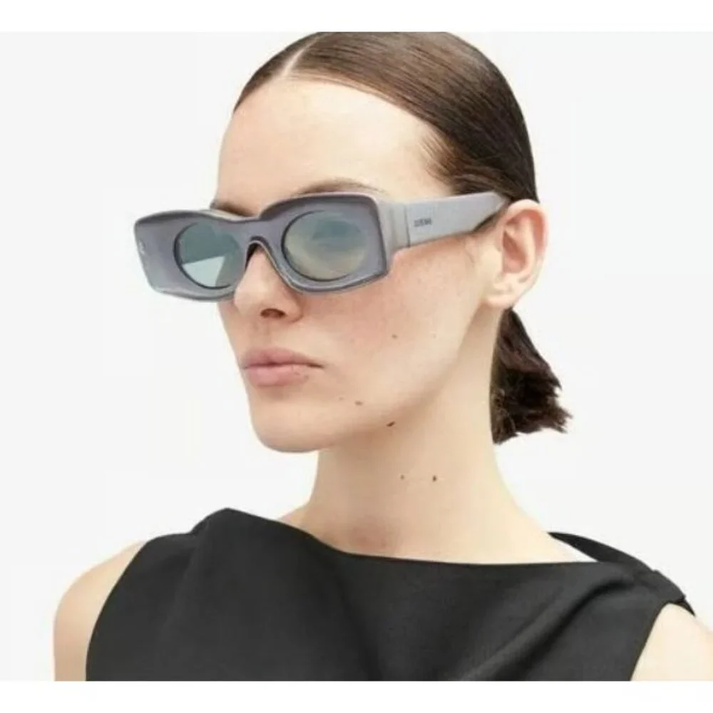 NEW LOEWE GREY UNISEX SUNGLASSES LOEWE LW40033I 05X